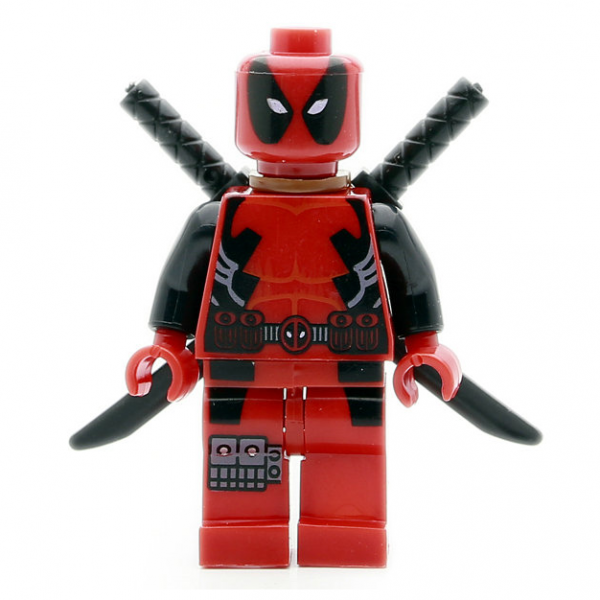 Deadpool Custom Marvel Superhero Minifigure v5.