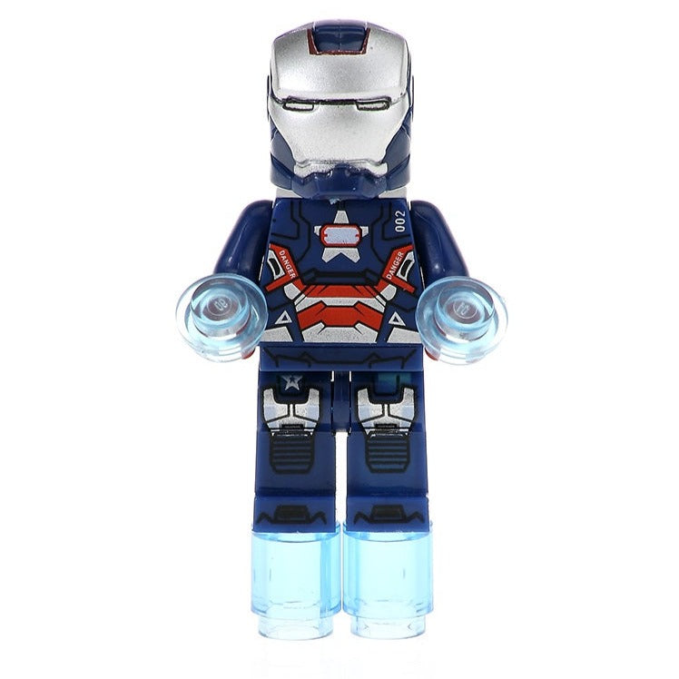 Iron Man Iron Patriot Custom Marvel Superhero Minifigure.