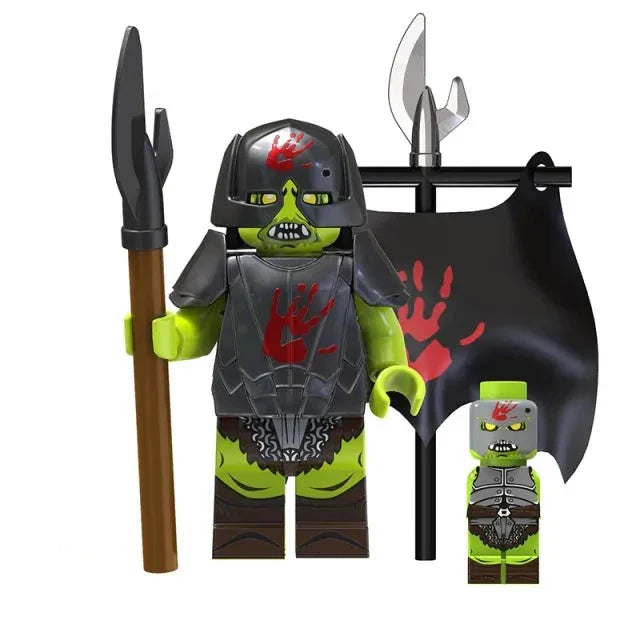 Uruk-Hai Orc custom Lord of the Rings Minifigure.