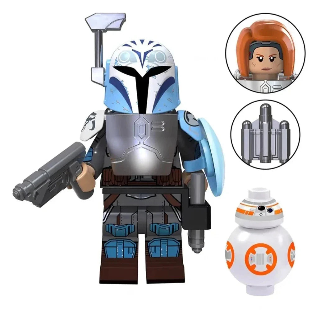 Set Of 2 Star Wars Darksaber Minifigure Weapons – Compatible With LEGO – Black & Silver