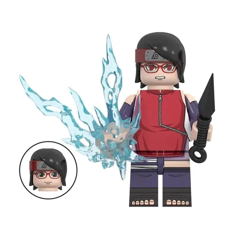 Sarada Uchiha from Naruto Custom Anime Minifigure.