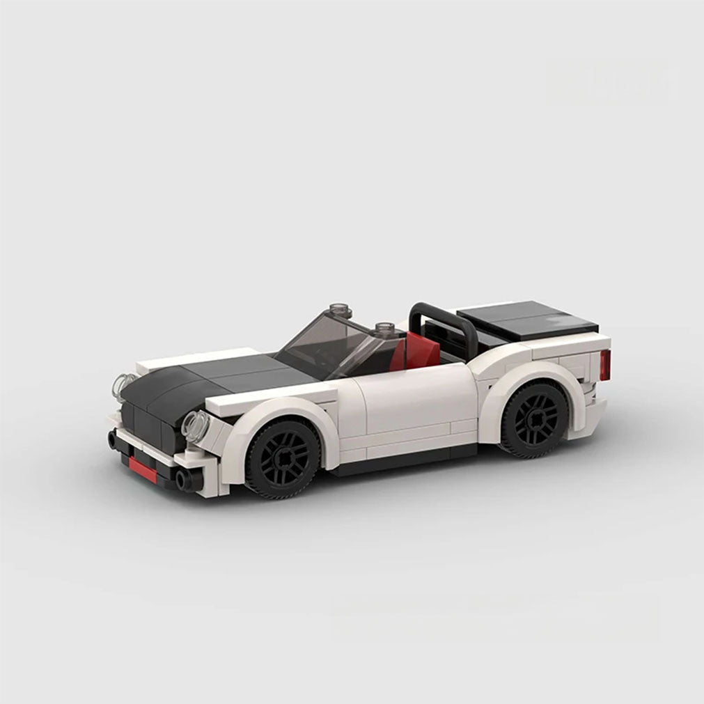 Fiat Abarth 124 Spider Convertible Custom Car MOC.