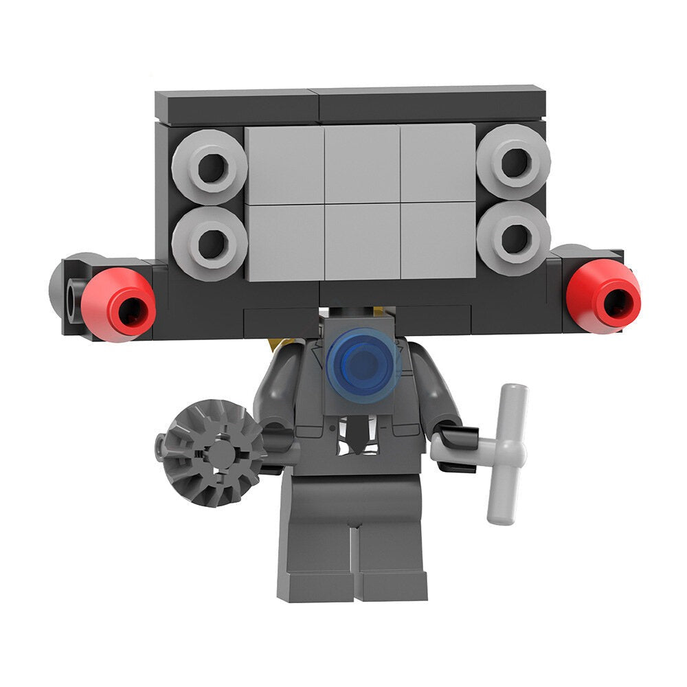 TV Man Boss Skibidi Toilet Custom Minifigure.