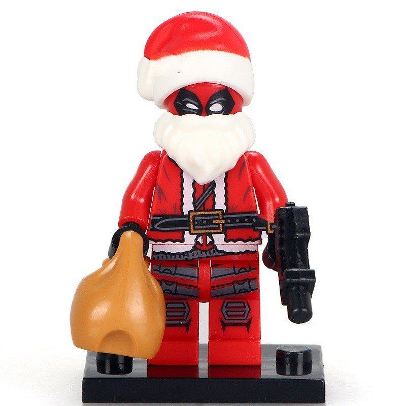 Deadpool Santa Special Christmas Superhero Minifigure.