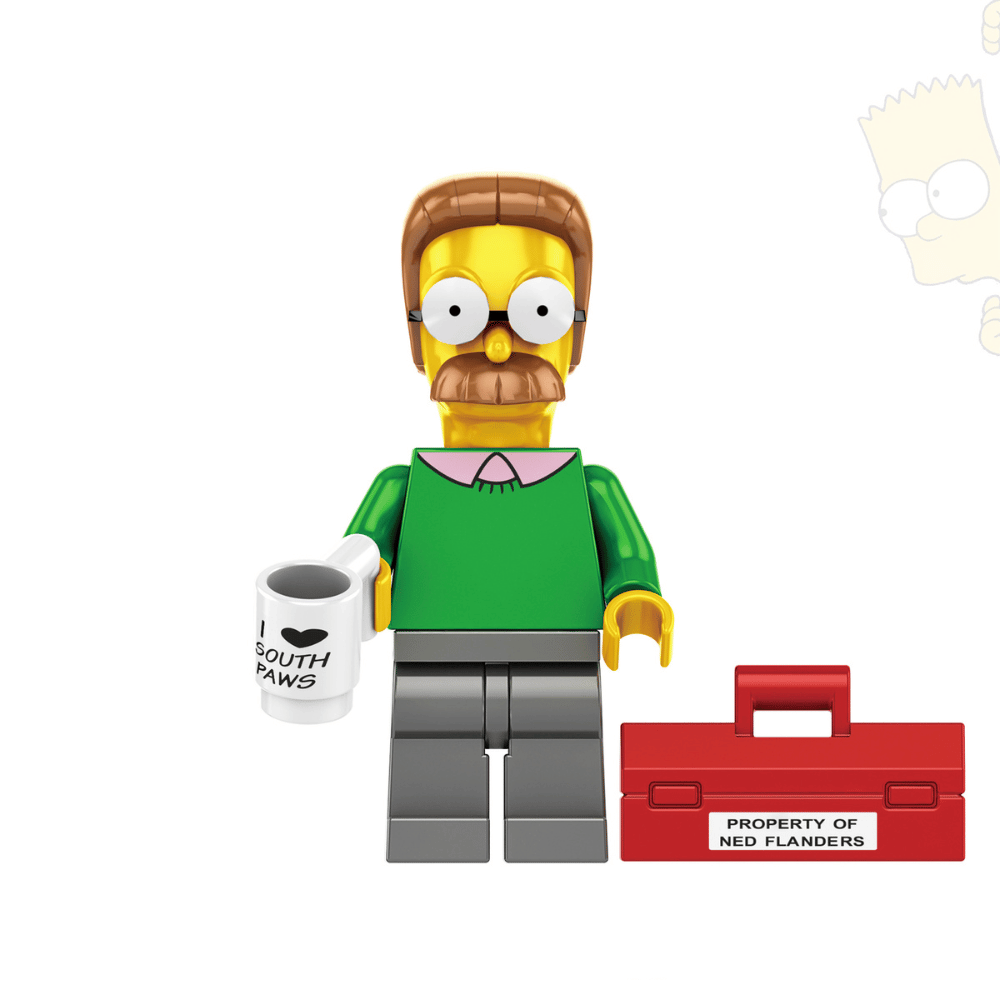 Ned Flanders Custom The Simpsons Minifigure.