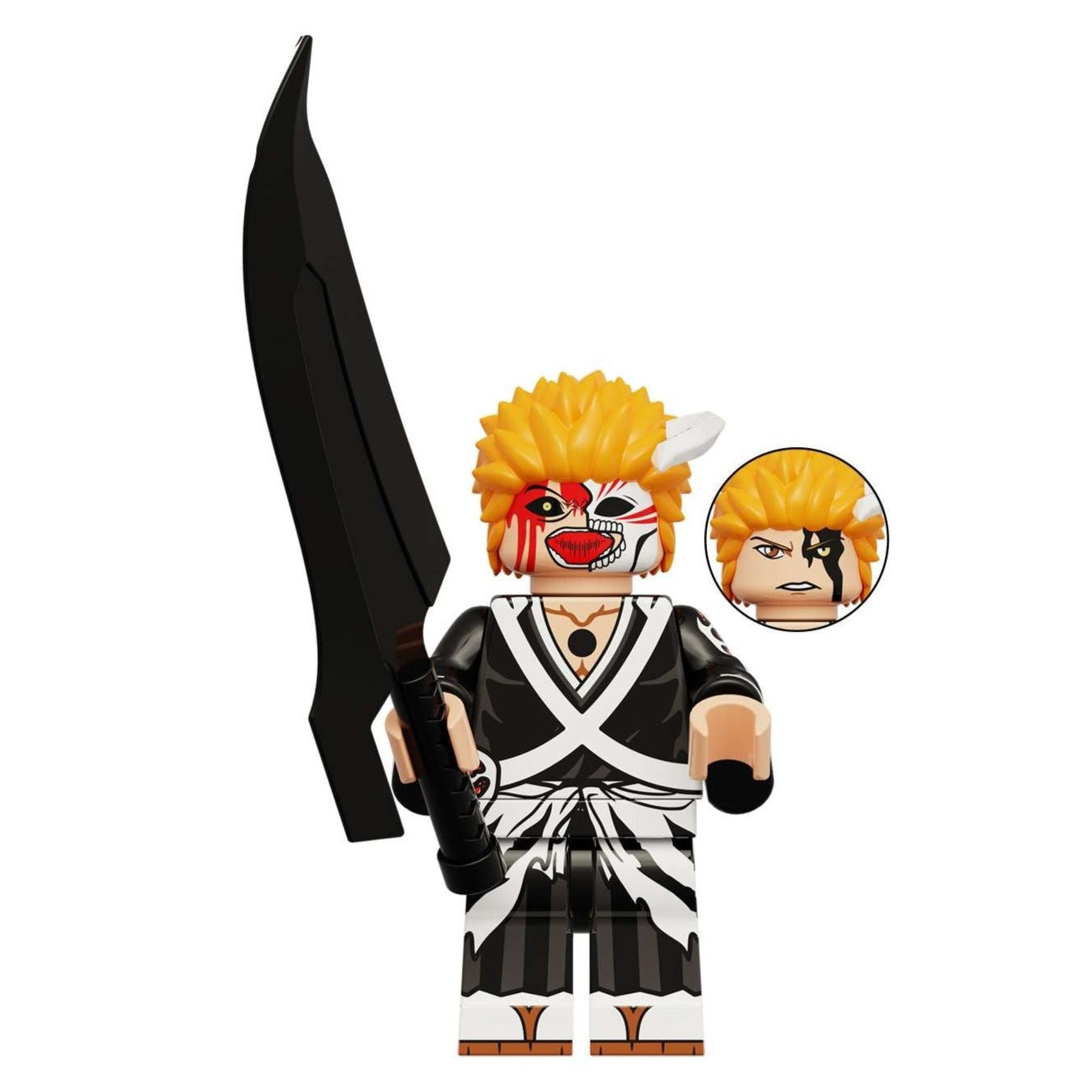 Ichigo Kurosaki from Bleach Anime Minifigure.