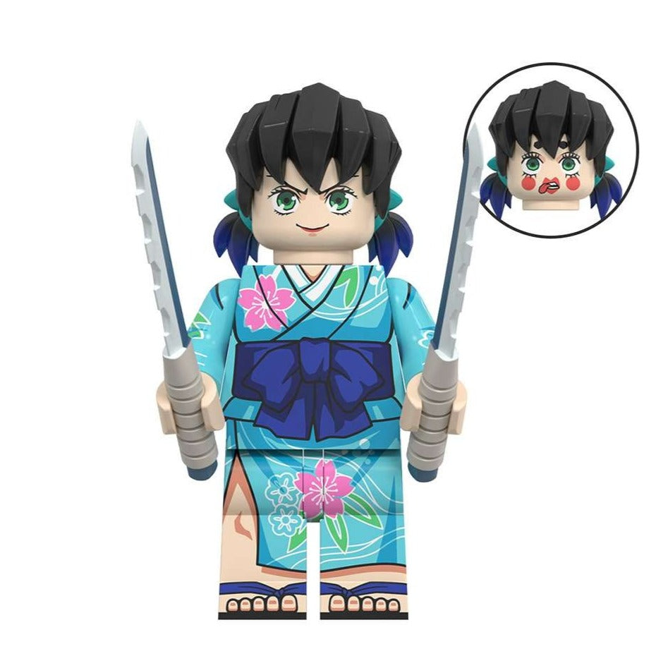 Inosuke Hashibira From Demon Slayer Custom Anime Minifigure.