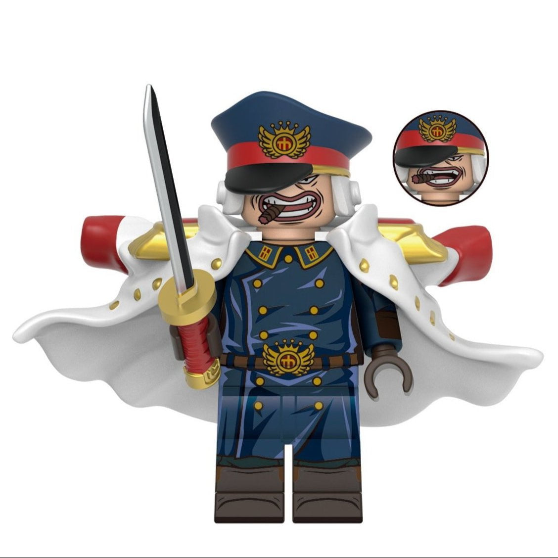 Shiryu Custom One Piece Anime Minifigure.