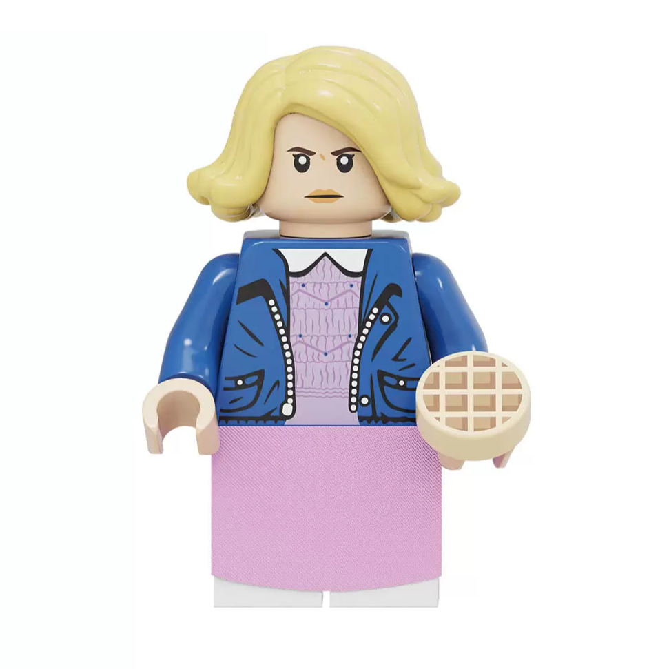 Eleven 'El' from Stranger Things TV Series Minifigure Jane Hopper.
