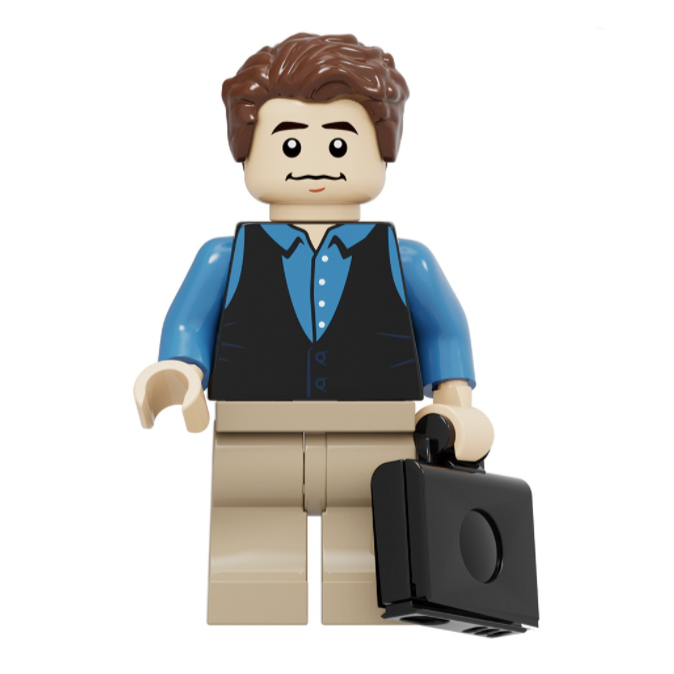 Chandler Bing from Friends TV Series Minifigure.