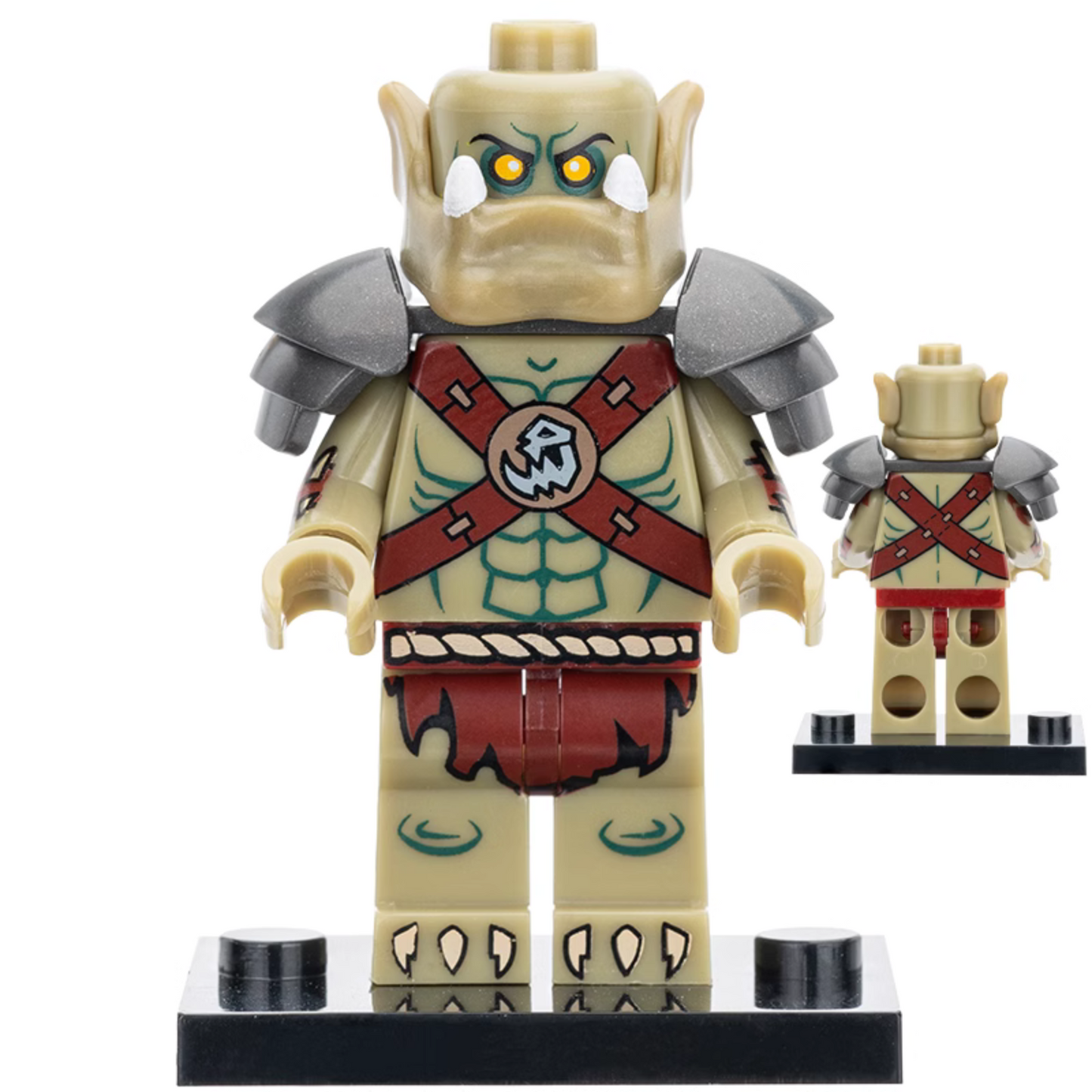 Orc Warrior Custom World of Warcraft Minifigure.