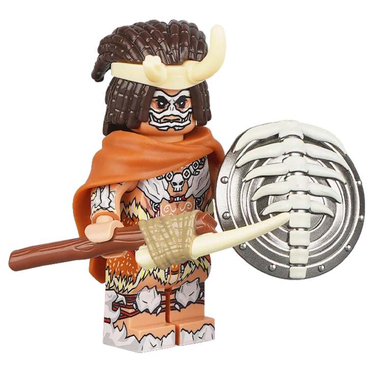 Southern Yue Barbarian Warrior Custom Minifigure.