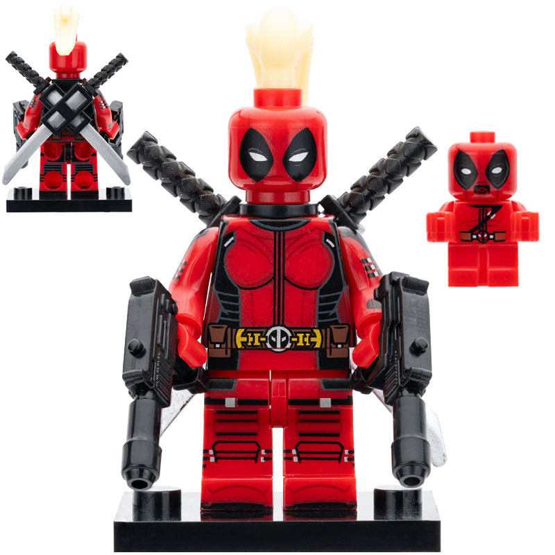 Lady Deadpool Custom Marvel Superhero Minifigure.