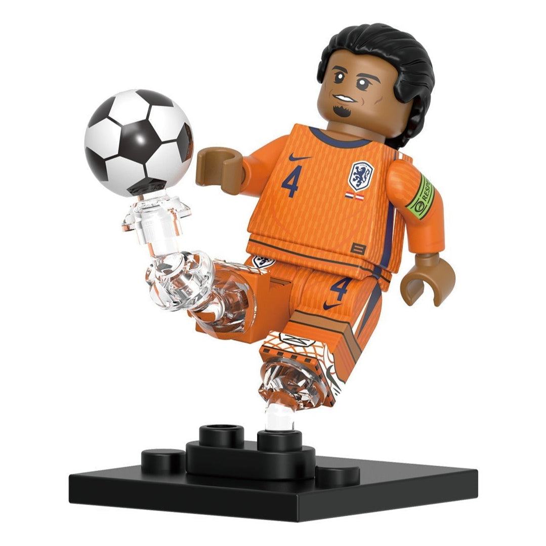 Virgil van Dijk (Netherlands) Custom Football Player Minifigure.
