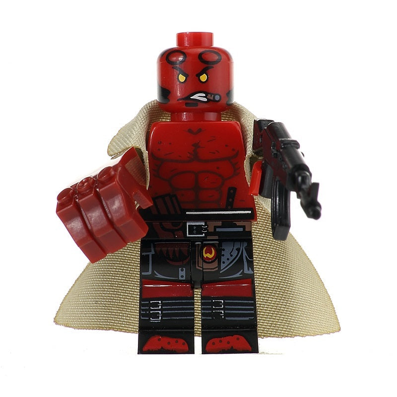 Hellboy Superhero custom Minifigure.