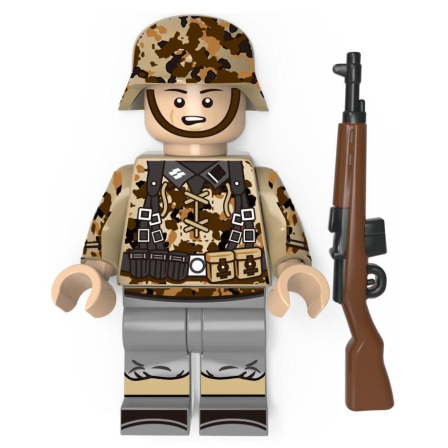 German Autumn Suit Soldier Custom Minifigure.