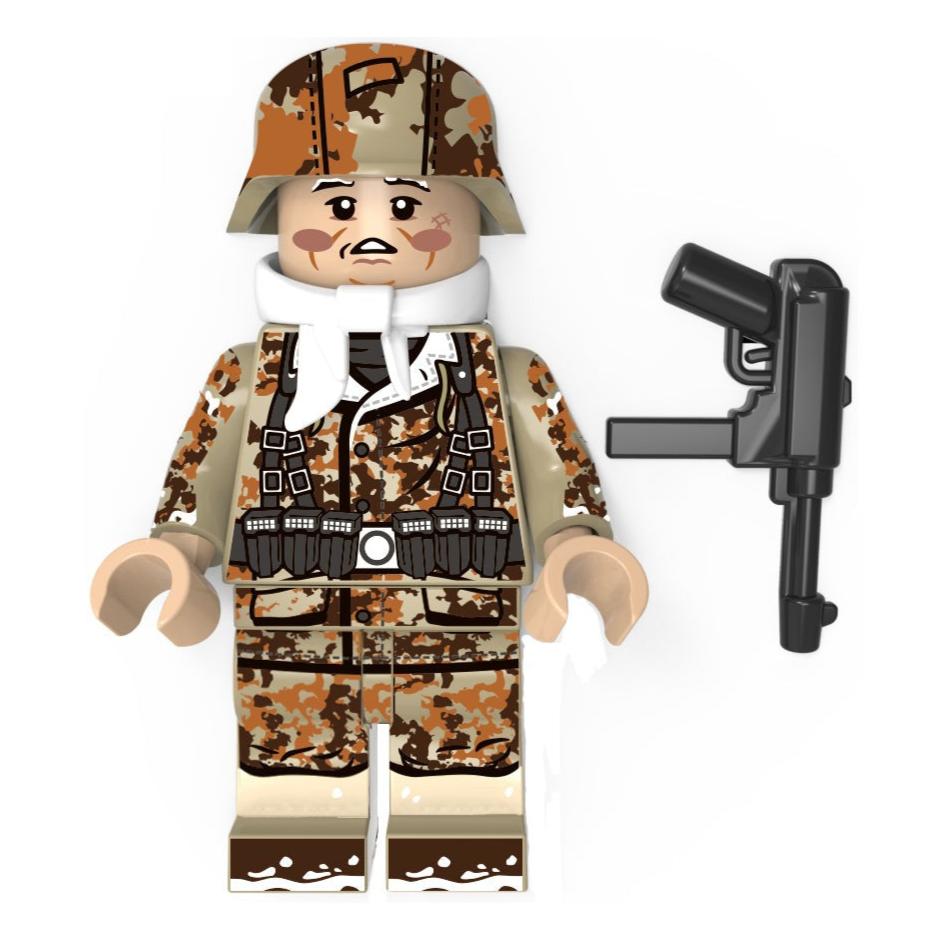 German Snow Camouflage Soldier Custom Minifigure.