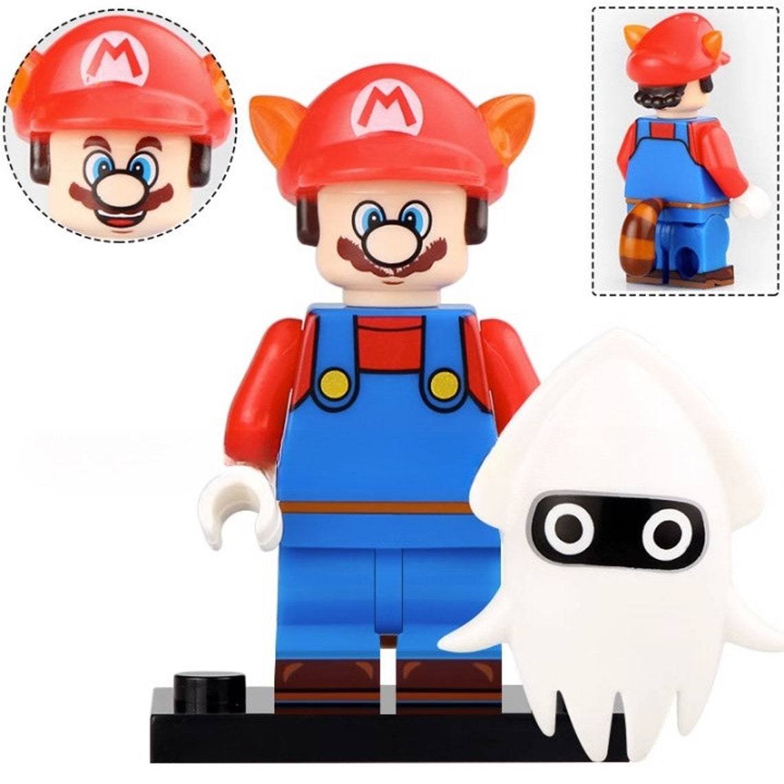 Raccoon Mario from Super Mario Custom Minifigure.