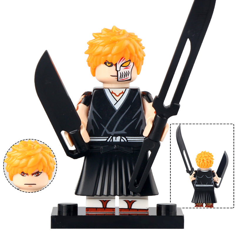 Buy Ichigo Kurosaki from Bleach Anime Custom Minifigure | Custom