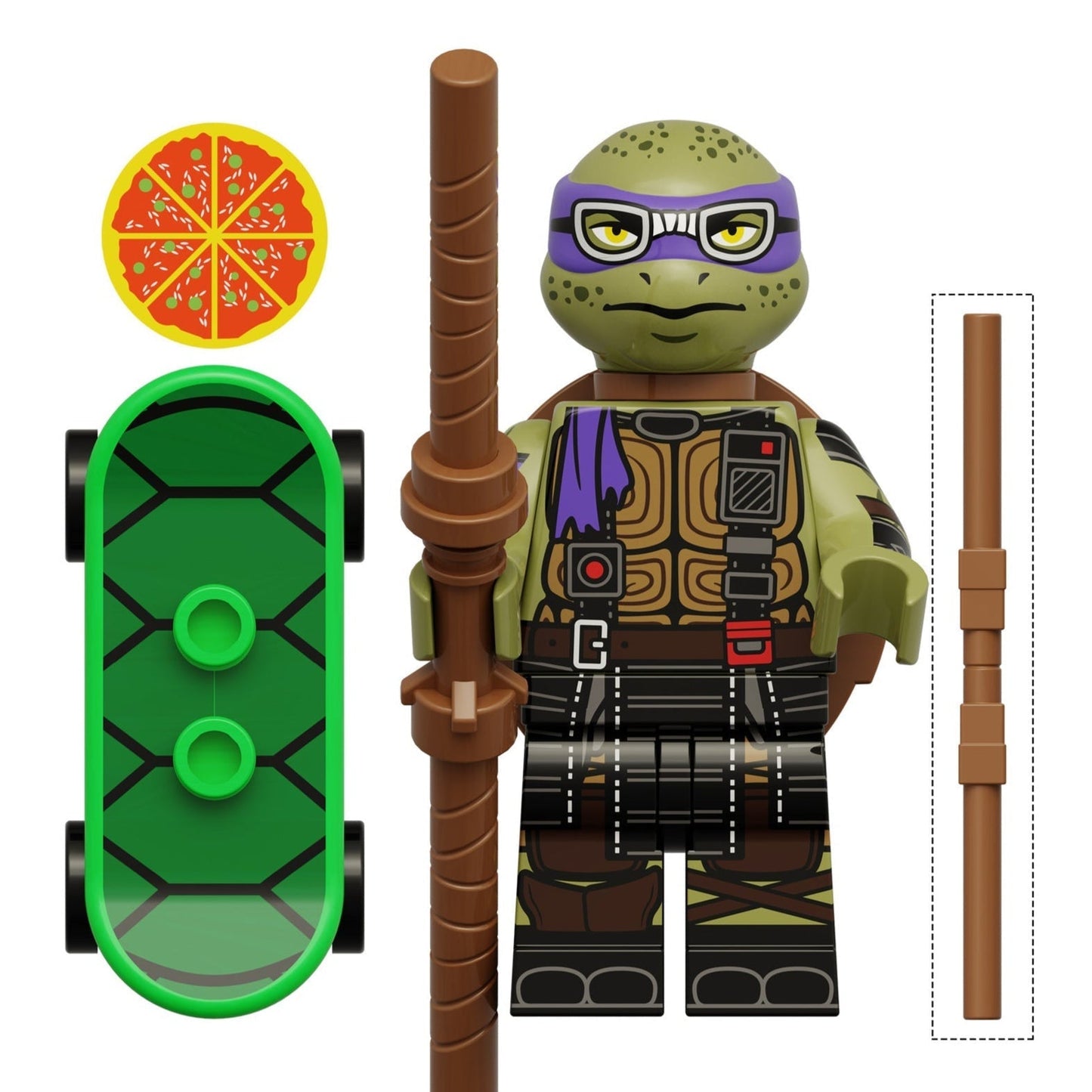 Donatello Mutant Ninja Turtles Custom Minifigure.