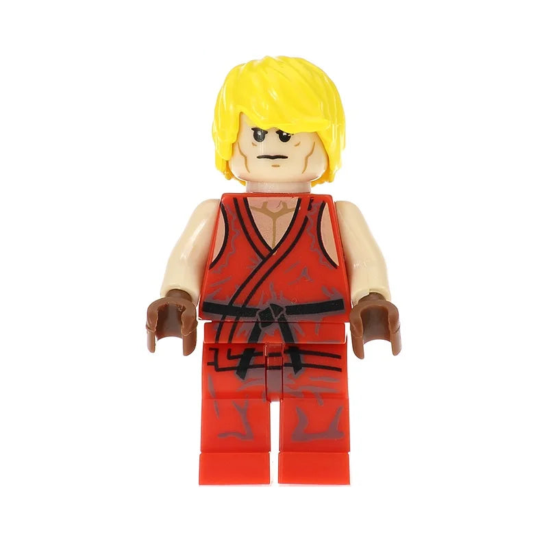 Ken Masters Street Fighter Custom Minifigure.
