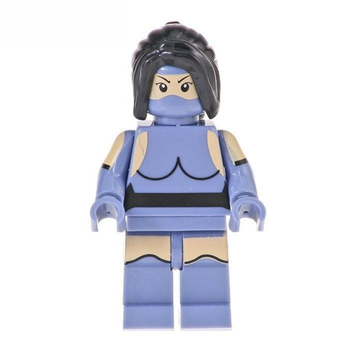 Kitana Mortal Kombat Fighter Custom Minifigure.