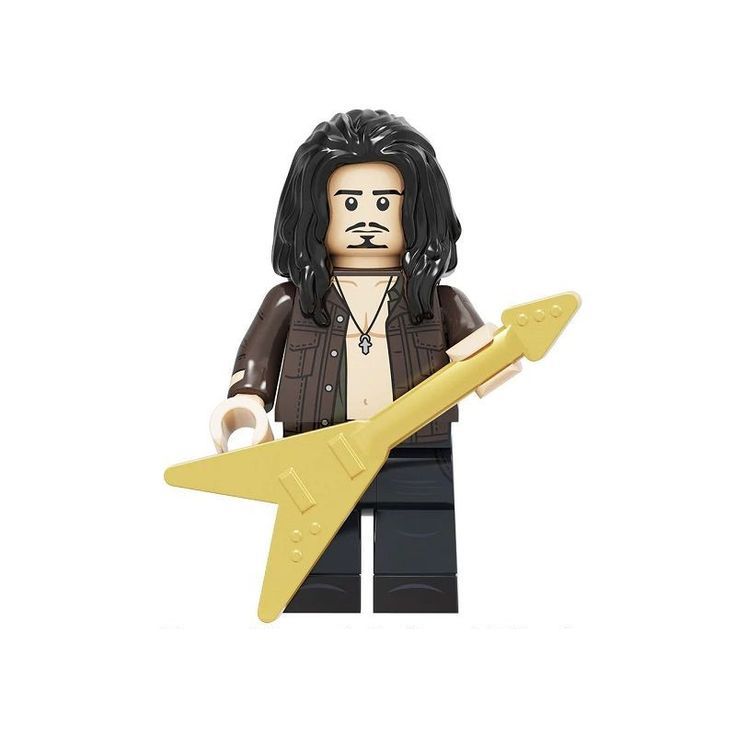Ron "Bumblefoot" Thal from Guns N' Roses custom Minifigure.