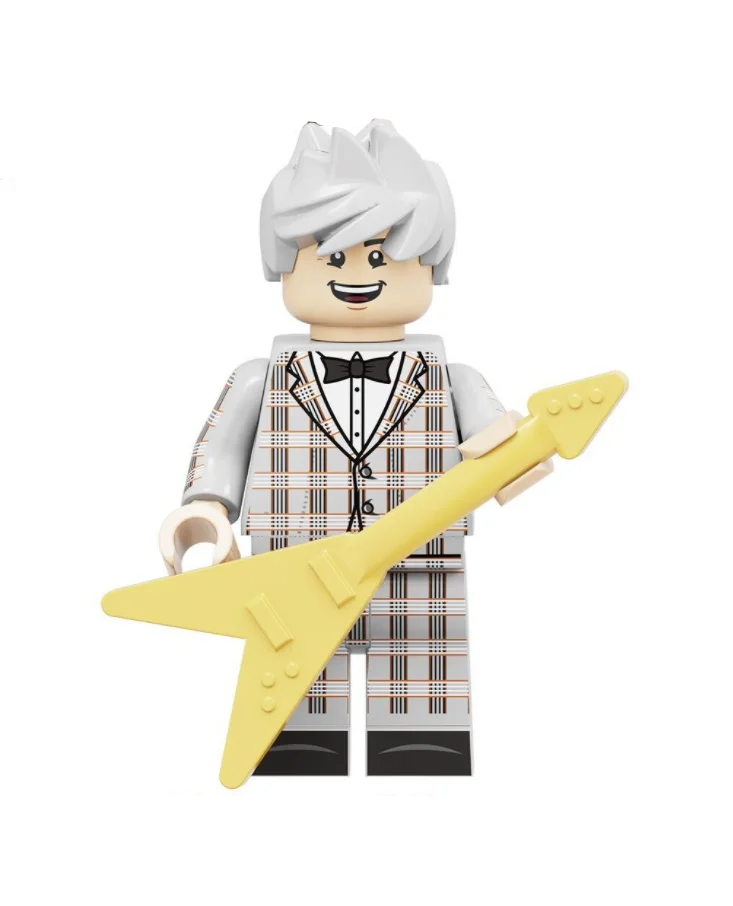 Tommy Stinson from Guns N' Roses custom Minifigure.