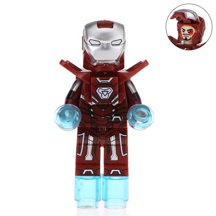 Iron Man Mark 33 Silver Centurion Custom Marvel Superhero Minifigure.