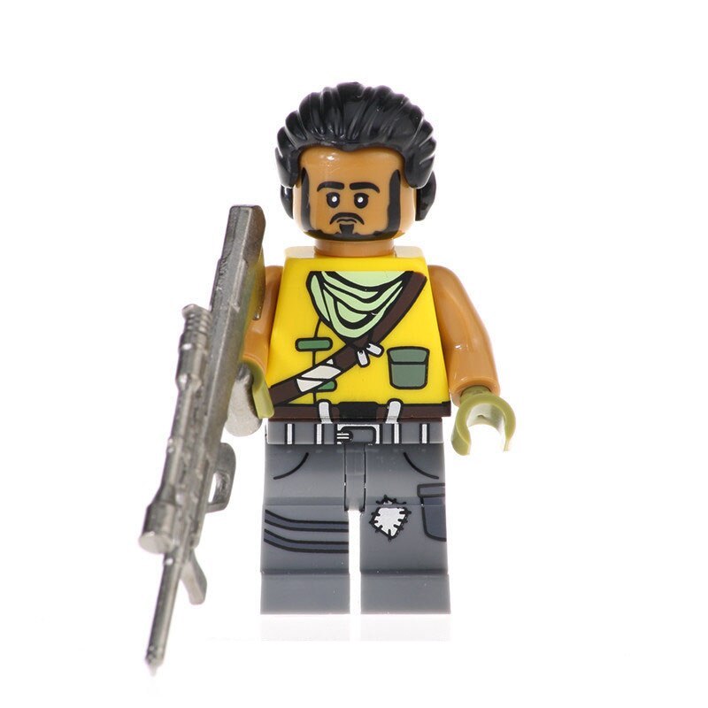 Tracker Skin from Fortnite Custom Minifigure.