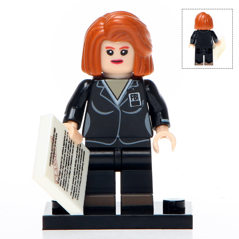 Dana Scully from The X-Files TV Show Minifigure.