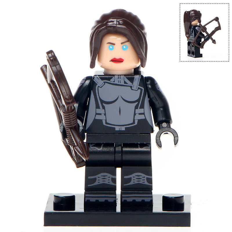 Katniss Everdeen from The Hunger Games Custom Minifigure.