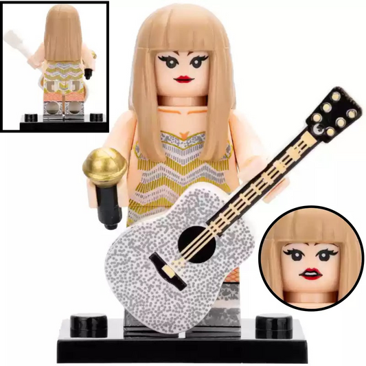 Taylor Swift Custom Musician Minifigure.