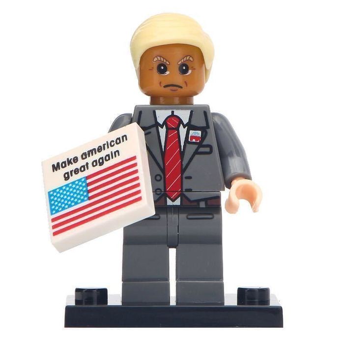 Donald Trump Minifigure American President.