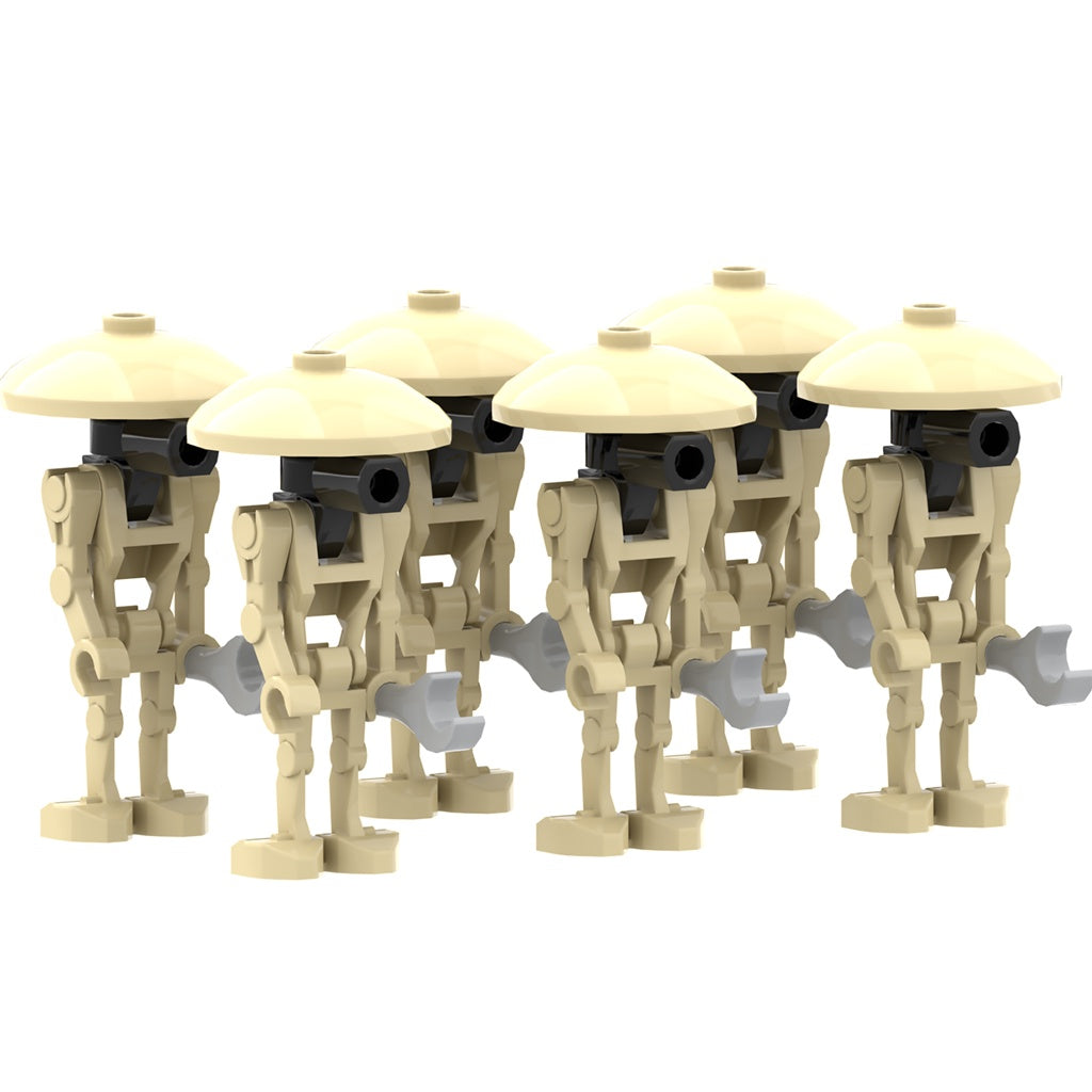 6 x DUM-series Pit Droid custom Star Wars Minifigure.