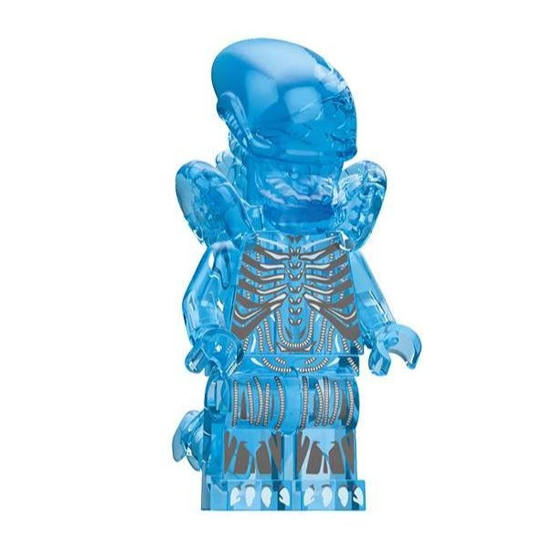Aliens Transparent Blue Xenomorph Minifigure.