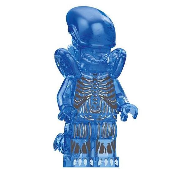 Aliens Transparent Purple Xenomorph Minifigure.