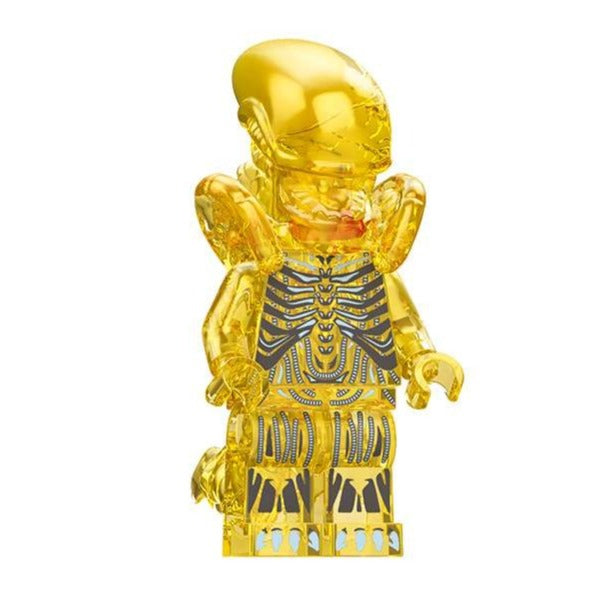 Aliens Transparent Yellow Xenomorph Minifigure.