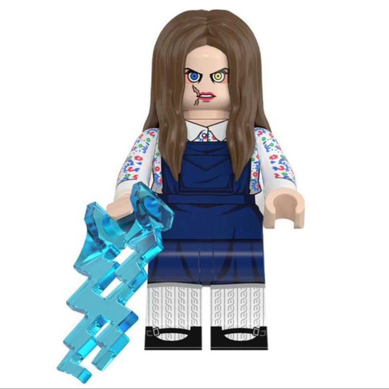 Lilly D'Abo from Late Night With The Devil Custom Horror Minifigure.
