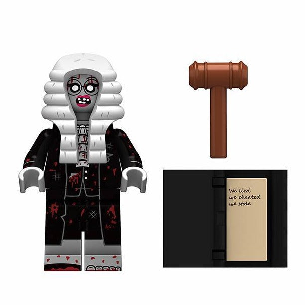 Judge Zombie Custom Horror Minifigure.