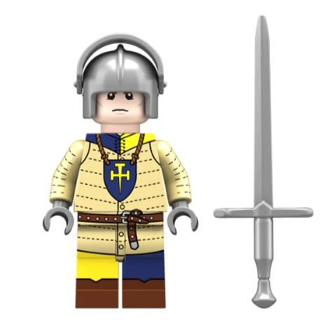 Medieval Knight Custom Minifigure.