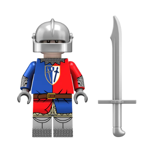 Medieval Knight Custom Minifigure.