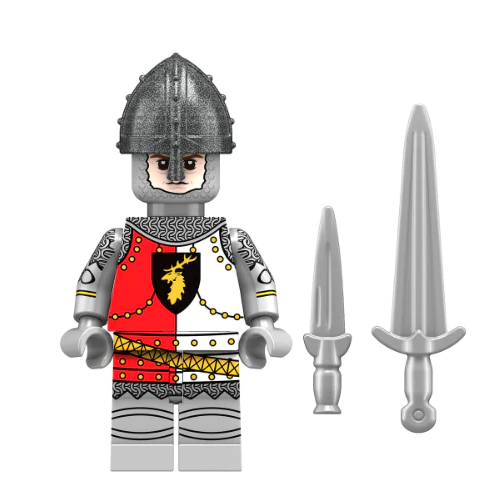 Medieval Soldier Custom Minifigure.