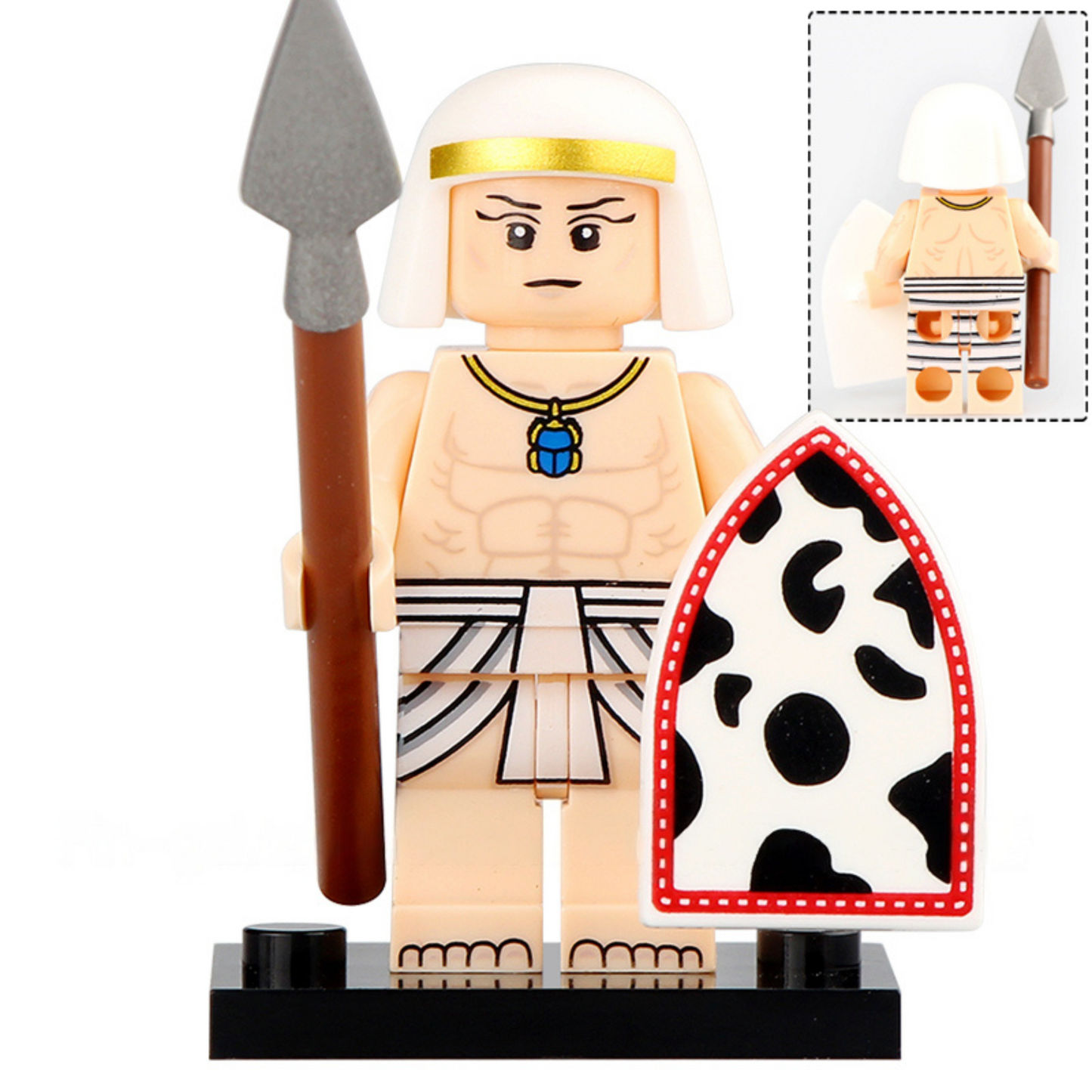 Ancient Egyptian Spearman Custom Minifigure.