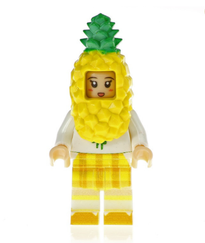 Pineapple Outfit Mascot Food Minifigure.