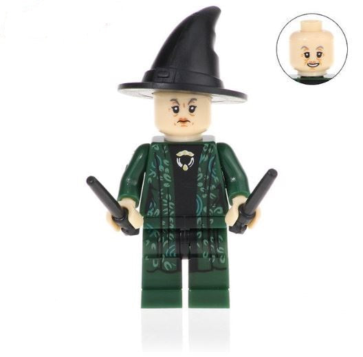 Professor Minerva McGonagall custom Harry Potter Series Minifigure.