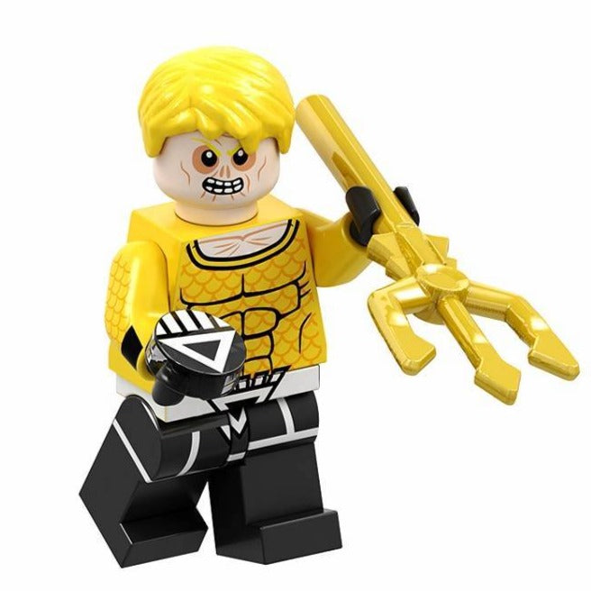 Black Lantern Aquaman DC Comics Superhero Minifigure.