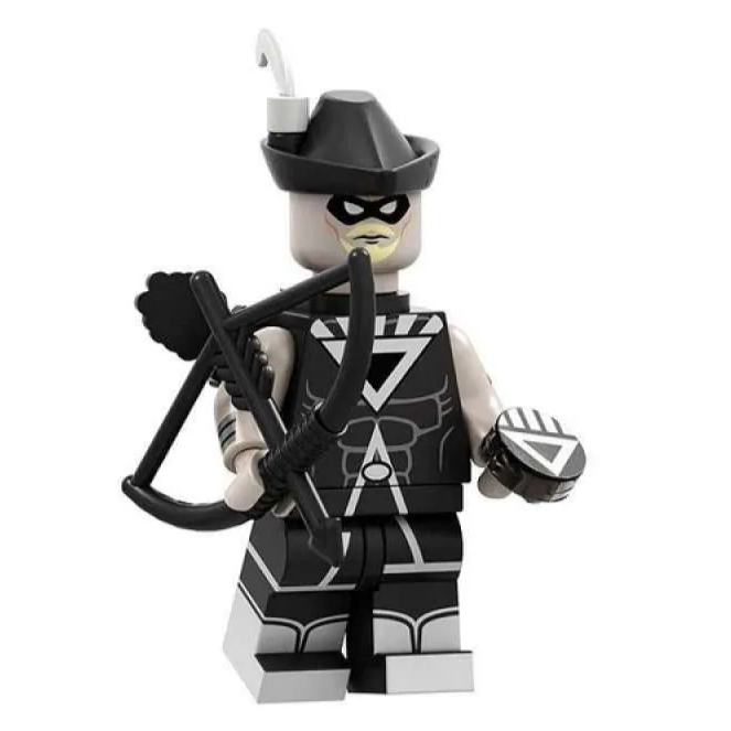 Black Lantern Green Arrow DC Comics Superhero Minifigure.