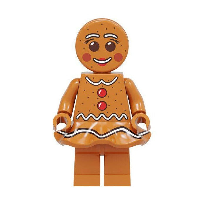 Gingerbread Woman custom Iconic Minifigure.