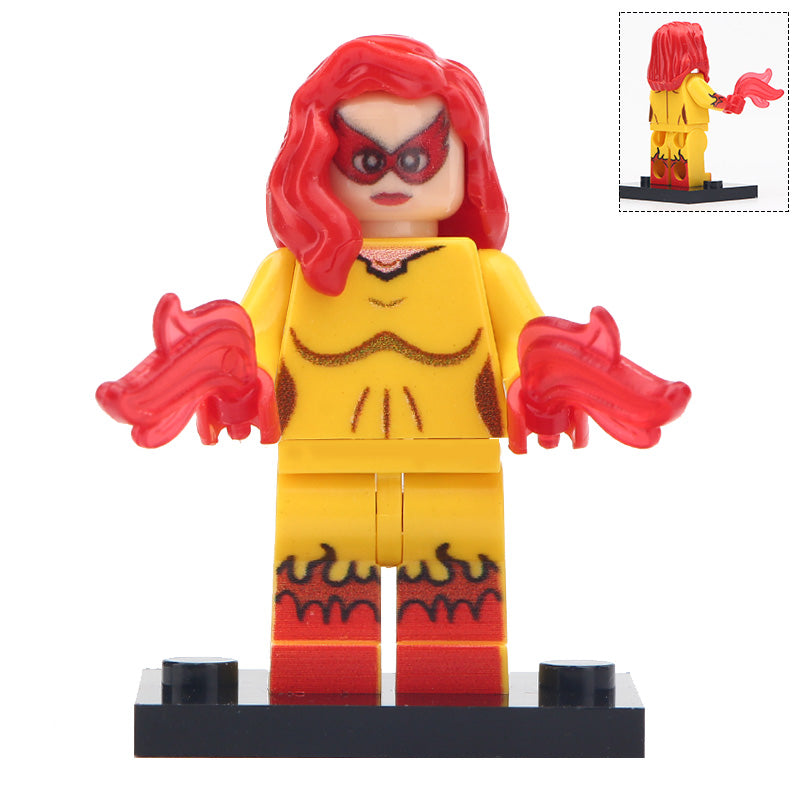 Firestar Custom Marvel Superhero Minifigure.